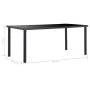 Juego de comedor 9 piezas cuero sintético negro de vidaXL, muebles para cocinas y comedores - Ref: Foro24-3053112, Precio: 88...