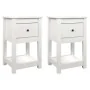 Bedside tables 2 pcs solid white pine wood 40x35x61.5 cm by vidaXL, Lockers and storage cabinets - Ref: Foro24-821732, Price:...