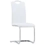 7-teiliges Esszimmerset aus weißem Kunstleder von vidaXL, Möbelsets für Küchen und Esszimmer - Ref: Foro24-3053118, Preis: 65...