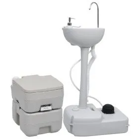 Portable Camping Basin Toilet Set by vidaXL, Camping and hiking - Ref: Foro24-3154907, Price: 243,86 €, Discount: %