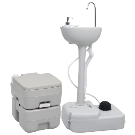 Portable Camping Basin Toilet Set by vidaXL, Camping and hiking - Ref: Foro24-3154907, Price: 243,86 €, Discount: %