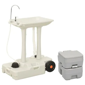 Portable toilet with sink for camping by vidaXL, Camping and hiking - Ref: Foro24-3154909, Price: 337,54 €, Discount: %