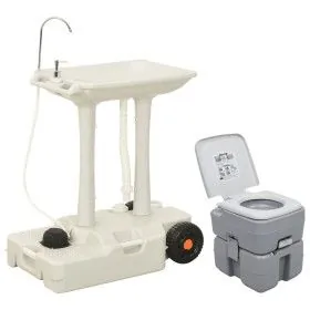 Portable Camping Basin Toilet Set by vidaXL, Camping and hiking - Ref: Foro24-3154910, Price: 329,70 €, Discount: %