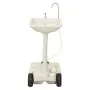 Camping sink with water tank on wheels gray by vidaXL, Portable water purifiers and filters - Ref: Foro24-3186678, Price: 307...