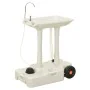 Camping sink with water tank on wheels gray by vidaXL, Portable water purifiers and filters - Ref: Foro24-3186678, Price: 307...