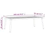 Anthrazitgraues 2-teiliges Gartenmöbel-Set aus Stahl von vidaXL, Gartensets - Ref: Foro24-3187261, Preis: 360,98 €, Rabatt: %