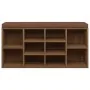Schuhbank aus braunem Eichen-Sperrholz 103x30x48 cm von vidaXL, Bänke für Hallen und Lager - Ref: Foro24-342614, Preis: 97,20...