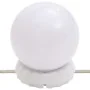 Espejo de pared ovalado con luces LED vidrio 35x80 cm de vidaXL, Espejos - Ref: Foro24-3189162, Precio: 43,48 €, Descuento: %