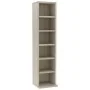 Oak plywood CD shelf 21x20x88cm by vidaXL, CD and DVD storage - Ref: Foro24-800354, Price: 29,27 €, Discount: %