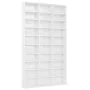 Glossy white plywood CD cabinet 102x16x177.5 cm by vidaXL, CD and DVD storage - Ref: Foro24-801784, Price: 146,92 €, Discount: %
