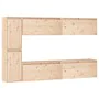 TV-Möbel 6-teilig aus massivem Kiefernholz von vidaXL, TV-Möbel - Ref: Foro24-3100234, Preis: 310,75 €, Rabatt: %