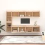 TV furniture set, 6 pieces made of solid pine wood by vidaXL, TV Furniture - Ref: Foro24-3100234, Price: 310,75 €, Discount: %