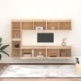 TV-Möbel 6-teilig aus massivem Kiefernholz von vidaXL, TV-Möbel - Ref: Foro24-3100234, Preis: 310,75 €, Rabatt: %