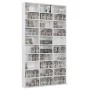 Glänzend weißer CD-Schrank aus Sperrholz, 102 x 16 x 177,5 cm von vidaXL, CD- und DVD-Speicher - Ref: Foro24-801784, Preis: 1...