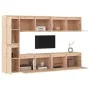 TV furniture set, 6 pieces made of solid pine wood by vidaXL, TV Furniture - Ref: Foro24-3100234, Price: 310,75 €, Discount: %
