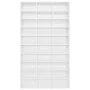 Glänzend weißer CD-Schrank aus Sperrholz, 102 x 16 x 177,5 cm von vidaXL, CD- und DVD-Speicher - Ref: Foro24-801784, Preis: 1...
