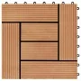 Baldosas de porche de WPC 30x30 cm 2 m² color teca 22 unidades by vidaXL, Floors and carpets - Ref: Foro24-277804, Price: 113...