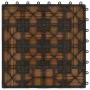 Baldosas de porche de WPC 30x30 cm 2 m² color teca 22 unidades by vidaXL, Floors and carpets - Ref: Foro24-277804, Price: 113...