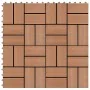 Baldosas de porche WPC 30x30 cm 2 m² marrón 22 unidades de vidaXL, Suelos y moquetas - Ref: Foro24-277806, Precio: 114,66 €, ...