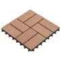 Baldosas de porche WPC 30x30 cm 2 m² marrón 22 unidades de vidaXL, Suelos y moquetas - Ref: Foro24-277806, Precio: 114,66 €, ...