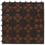 Baldosas de porche WPC 30x30 cm 2 m² marrón 22 unidades de vidaXL, Suelos y moquetas - Ref: Foro24-277806, Precio: 114,66 €, ...