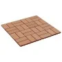 WPC porch tiles 30x30 cm 2 m² teak color 22 units by vidaXL, Floors and carpets - Ref: Foro24-277809, Price: 113,45 €, Discou...