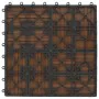 WPC-Verandafliesen 30x30 cm 2 m² Teakfarbe 22 Einheiten von vidaXL, Böden und Teppiche - Ref: Foro24-277809, Preis: 109,07 €,...