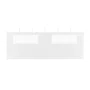 Seitenwand des Pavillons mit weißen Fenstern 6x2 m von vidaXL, Zubehör für Pavillons und Pavillons - Ref: Foro24-3070416, Pre...