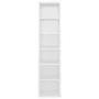 Glossy white plywood CD shelf 21x20x88cm by vidaXL, CD and DVD storage - Ref: Foro24-800357, Price: 35,25 €, Discount: %