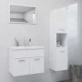 Juego de muebles de baño madera de ingeniería blanco de vidaXL, Muebles de baño - Ref: Foro24-3071135, Precio: 218,53 €, Desc...