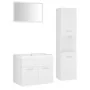 Juego de muebles de baño madera de ingeniería blanco de vidaXL, Muebles de baño - Ref: Foro24-3071135, Precio: 218,53 €, Desc...