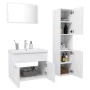 Juego de muebles de baño madera de ingeniería blanco de vidaXL, Muebles de baño - Ref: Foro24-3071135, Precio: 218,53 €, Desc...