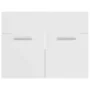 Juego de muebles de baño madera de ingeniería blanco de vidaXL, Muebles de baño - Ref: Foro24-3071135, Precio: 218,53 €, Desc...