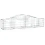 Gabionenkörbe 13 Stück Bogenform Eisen 200x50x40/60 cm von vidaXL, Töpfe und Pflanzgefäße - Ref: Foro24-3145588, Preis: 809,0...