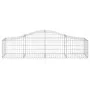 Gabionenkörbe 13 Stück Bogenform Eisen 200x50x40/60 cm von vidaXL, Töpfe und Pflanzgefäße - Ref: Foro24-3145588, Preis: 809,0...