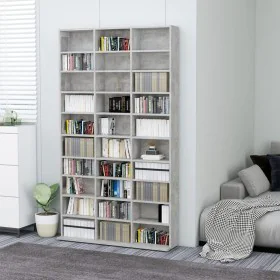 CD-Schrank aus grauem Sperrholz, 102 x 16 x 177,5 cm von vidaXL, CD- und DVD-Speicher - Ref: Foro24-801782, Preis: 122,09 €, ...