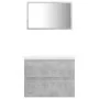Concrete Gray Engineered Wood Bathroom Furniture Set by vidaXL, Bathroom furniture - Ref: Foro24-3071589, Price: 154,49 €, Di...