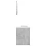 Concrete Gray Engineered Wood Bathroom Furniture Set by vidaXL, Bathroom furniture - Ref: Foro24-3071589, Price: 154,49 €, Di...