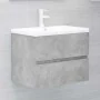 Concrete Gray Engineered Wood Bathroom Furniture Set by vidaXL, Bathroom furniture - Ref: Foro24-3071589, Price: 154,49 €, Di...