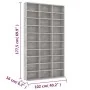 CD-Schrank aus grauem Sperrholz, 102 x 16 x 177,5 cm von vidaXL, CD- und DVD-Speicher - Ref: Foro24-801782, Preis: 121,16 €, ...