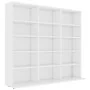CD-Schrank aus weißem Sperrholz, 102 x 23 x 89,5 cm von vidaXL, CD- und DVD-Speicher - Ref: Foro24-801787, Preis: 73,46 €, Ra...