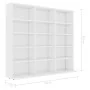 CD-Schrank aus weißem Sperrholz, 102 x 23 x 89,5 cm von vidaXL, CD- und DVD-Speicher - Ref: Foro24-801787, Preis: 73,46 €, Ra...