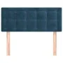 Cabecero de terciopelo azul 100x5x78/88 cm de vidaXL, Cabeceros y pies de cama - Ref: Foro24-346454, Precio: 42,20 €, Descuen...