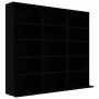 CD-Regal aus schwarzem Sperrholz 102x23x89,5 cm von vidaXL, CD- und DVD-Speicher - Ref: Foro24-801788, Preis: 69,91 €, Rabatt: %
