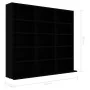 CD-Regal aus schwarzem Sperrholz 102x23x89,5 cm von vidaXL, CD- und DVD-Speicher - Ref: Foro24-801788, Preis: 69,91 €, Rabatt: %