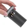 Push-Ablauf mit Überlauffunktion grau 6,4x6,4x9,1cm von vidaXL, Wasserhähne - Ref: Foro24-149058, Preis: 13,35 €, Rabatt: %