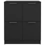 Regale 2 Schränke aus schwarzem Sperrholz 60x30x70 cm. von vidaXL, Sideboards - Ref: Foro24-3115805, Preis: 123,57 €, Rabatt: %