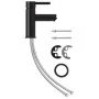 Black finish bathroom sink faucet 130x176 mm by vidaXL, Faucets - Ref: Foro24-149066, Price: 38,30 €, Discount: %