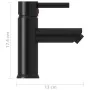 Black finish bathroom sink faucet 130x176 mm by vidaXL, Faucets - Ref: Foro24-149066, Price: 38,30 €, Discount: %