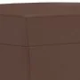 Reposapiés de cuero sintético marrón 60x50x41 cm de vidaXL, Otomanas - Ref: Foro24-349337, Precio: 53,55 €, Descuento: %